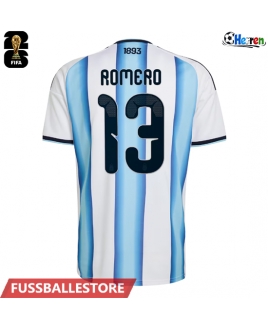 Günstige Argentinien Cristian Romero #13 Heimtrikot WM 2026 Kurzarm